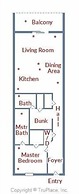 Laketown Wharf 835 - Very Cool 1 Bedroom+Bunks, Sleeps 6. Free Fun! 1 