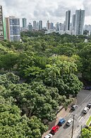 Ótimo Flat Bairro da Jaqueira Recife até 3 pessoas O Coração Verde da 