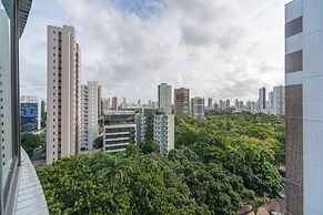 Ótimo Flat Bairro da Jaqueira Recife até 3 pessoas O Coração Verde da 