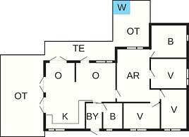 8 Person Holiday Home in Vaeggerlose