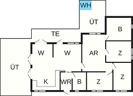 8 Person Holiday Home in Vaeggerlose