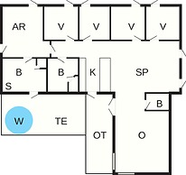 14 Person Holiday Home in Vaeggerlose