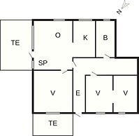 5 Person Holiday Home in Allinge-by Traum