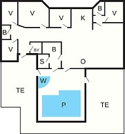 12 Person Holiday Home in Hundested