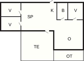 8 Person Holiday Home in Ronde