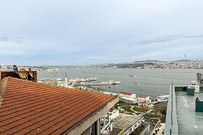 Central 2 1 Flat With Bosphorus View in Beyoglu