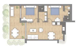 Kyma Deluxe 2 Bedroom Suite