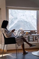 Waldhotel Fletschhorn Private Whole Hotel in Saas-Fee: 360 Alpine View