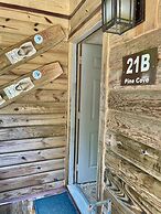 Forest view, log-sided two bedroom, two bath condo on Lake Ouachita. 2