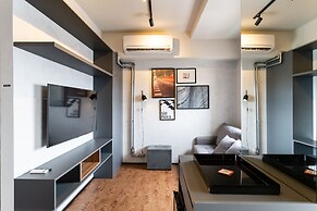 Skyline da cidade em Resort paradisíaco