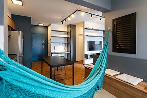 Skyline da cidade em Resort paradisíaco