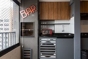 Skyline da cidade em Resort paradisíaco