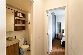 Skyline da cidade em Resort paradisíaco