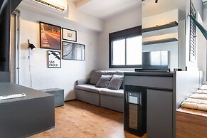 Skyline da cidade em Resort paradisíaco