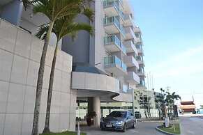 Flat pé na areia com vista internet e ar