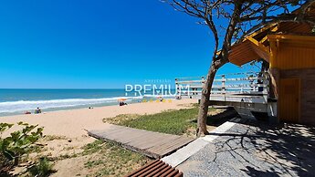 Flat pé na areia com vista internet e ar