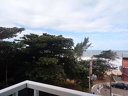 Flat pé na areia com vista internet e ar