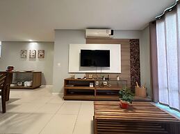 GranSol, Terreo, Pé na areia, 03 qtos, 10 hóspedes, a 600m do B PARK