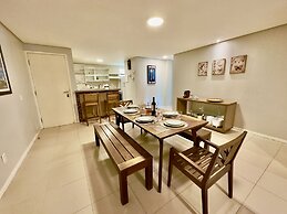 GranSol, Terreo, Pé na areia, 03 qtos, 10 hóspedes, a 600m do B PARK