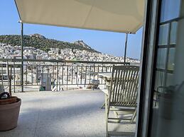 Rooftop Studio With Acropolis and sea View