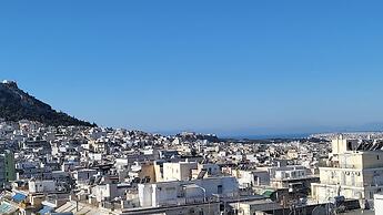 Rooftop Studio With Acropolis and sea View