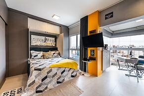 Pinheiros Best Studio Pool Parking  Wifi