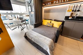 Pinheiros Best Studio Pool Parking  Wifi