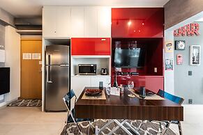 Pinheiros Best Studio Pool Parking  Wifi