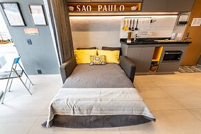 Pinheiros Best Studio Pool Parking  Wifi