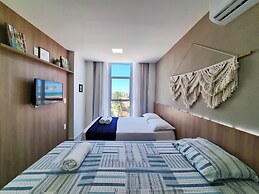 Areias do Mar Tranquilo com Varanda A317