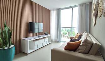 Areias do Mar Tranquilo com Varanda A317