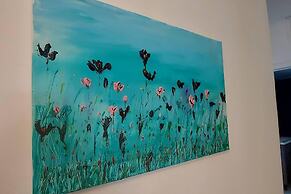 a Flower House in Corfu Close to Beach and Town