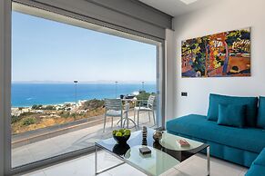 Rhodes Skyline Suite With out Door Jacuzzi Sea View A2