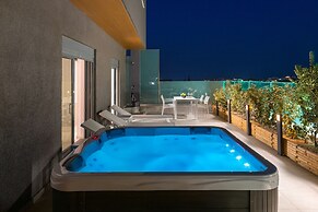Rhodes Skyline Suite With out Door Jacuzzi Sea View A2