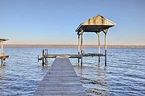 Lakefront Romulus Retreat w/ Private Dock!