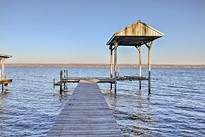 Lakefront Romulus Retreat w/ Private Dock!