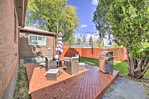 Walk to Midtown: Reno Retreat w/ Furnished Deck!