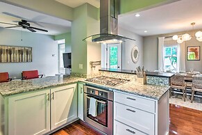 Hot Tub + Walk to Lakeside Dining: Meredith Home!