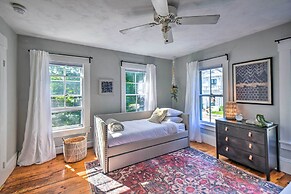 Hot Tub + Walk to Lakeside Dining: Meredith Home!