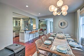 Hot Tub + Walk to Lakeside Dining: Meredith Home!