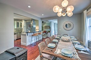 Hot Tub + Walk to Lakeside Dining: Meredith Home!