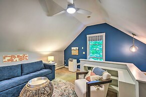 Hot Tub + Walk to Lakeside Dining: Meredith Home!