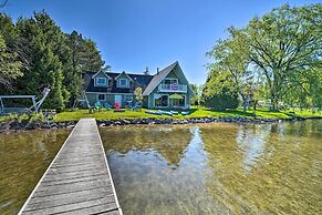 Lakefront Bellaire Getaway w/ Kayaks, Dock & Grill