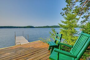 Lakefront Harrisville Cabin w/ Dock & Decks!
