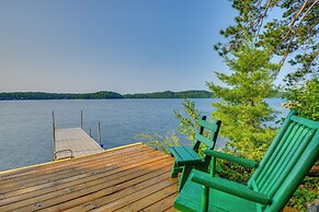 Lakefront Harrisville Cabin w/ Dock & Decks!