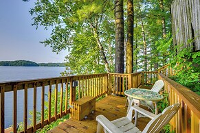 Lakefront Harrisville Cabin w/ Dock & Decks!