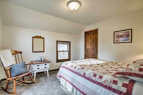 Wisconsin River Valley Farmhouse: Fire Pit & View