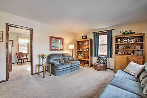 Wisconsin River Valley Farmhouse: Fire Pit & View