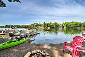 Northern Michigan Lake House w/ Boat Dock + Kayaks