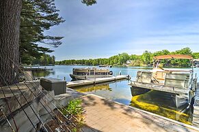 Northern Michigan Lake House w/ Boat Dock + Kayaks